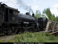 D21 0180  Sågån 15.06.2016 : 2016 Inlandsbanan IB16