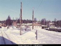 00806  Rimbo 27 februari 1977 : SRJmf utfärd, SvK 92 Rimbo--Uppsala Ö, Svenska järnvägslinjer