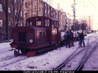 18986  Z4p RB 3 på Stockholm Ö 18 feb 1985 : Platser, Roslagsbanan, Stockholm, Stockholm Ö, Svenska järnvägslinjer