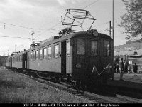 sv1852-06  X3P 36   BP 880   X3P 35 i Vallentuna 21 sept 1985 : 1985 SRJ 100 år, Roslagsbanan, Svenska järnvägslinjer