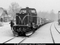 sv0862-22  T21 98 i Rottneros den 7 mars 1979 : Bildbeställning, Sv lok, SvK 57 vinter Kil--Torsby, Svenska järnvägslinjer, Svenska tåg, Webbalbum