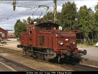 09029  Ud 866 i Gällivare 19 aug 1980 : Bildbeställning, Gällivare, Platser, SJ ellok, Sv lok, SvK 1 Malmbanan, Svenska järnvägslinjer, Svenska tåg, Sverige, Webbalbum