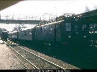 09361  Du2 383 i Växjö 20 april 1981 : Bildbeställning, Sv lok, SvK182 Göteborg--Alvesta--Emmaboda--Karlskrona, Svenska järnvägslinjer, Svenska tåg, Webbalbum