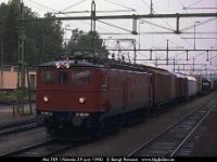 28214  Ma 789 i Vännäs 29 juni 1990 : 1990 MPSA Kiruna, Bildbeställning, Platser, Resor, Sv ellok, Sv lok, Svenska tåg, Sverige, Vännäs, Webbalbum