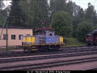 28220  Ue 167 i Vännäs 29 juni 1990 : 1990 MPSA Kiruna, Bildbeställning, Platser, Sv lok, Svenska tåg, Sverige, Vännäs, Webbalbum