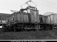 sv0323-02  Ub 500 i Borlänge 4 april 1977 : Bildbeställning, Borlänge, Platser, SJ ellok, Sv lok, Svenska tåg, Sverige, Ub, Webbalbum