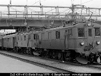 sv0407-33  Du2 439+410 i Borås 8 aug 1979 : Bildbeställning, Borås, Du2, Platser, SJ ellok, Sv lok, Svenska tåg, Sverige, Webbalbum