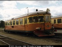 03759  Y8 1075 i Storuman : Platser, Storuman, Sv motorvagnar, SvK 14 Gällivare--Storuman, Svenska järnvägslinjer, Svenska tåg, Sverige
