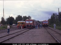 35513  Sorsele : 1991 Inlandsbaneresan med SMoK, Resor, Sorsele, Sv motorvagnar, SvK 14 Gällivare--Storuman, Svenska järnvägslinjer, Svenska tåg