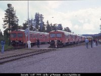 35514  Sorsele : 1991 Inlandsbaneresan med SMoK, Resor, Sorsele, Sv motorvagnar, SvK 14 Gällivare--Storuman, Svenska järnvägslinjer, Svenska tåg