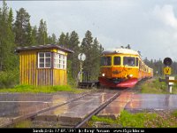 35552  Sandsjönäs : 1991 Inlandsbaneresan med SMoK, Resor, SvK 14 Gällivare--Storuman, Svenska järnvägslinjer