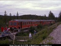 29818  Geogr. Polcirkeln : Sv motorvagnar, SvK 14 Gällivare--Storuman, Svenska järnvägslinjer, Svenska tåg