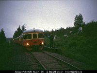35401  Geogr. Polcirkeln : 1991 Inlandsbaneresan med SMoK, Resor, SvK 14 Gällivare--Storuman, Svenska järnvägslinjer
