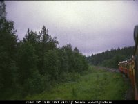 35410  ca km 195 : 1991 Inlandsbaneresan med SMoK, Resor, SvK 14 Gällivare--Storuman, Svenska järnvägslinjer
