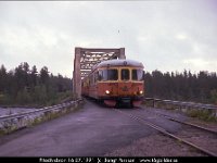 35446  Piteälvsbron : 1991 Inlandsbaneresan med SMoK, Resor, SvK 14 Gällivare--Storuman, Svenska järnvägslinjer