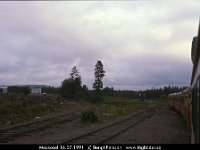 35451  Moskosel : 1991 Inlandsbaneresan med SMoK, Resor, SvK 14 Gällivare--Storuman, Svenska järnvägslinjer