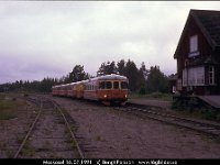 35452  Moskosel : 1991 Inlandsbaneresan med SMoK, Resor, SvK 14 Gällivare--Storuman, Svenska järnvägslinjer