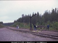 35455  Moskosel : 1991 Inlandsbaneresan med SMoK, Resor, SvK 14 Gällivare--Storuman, Svenska järnvägslinjer