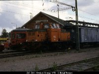 04291  Z61 364 i Älvsbyn 18 aug 1978 : Bildbeställning, SJ lokomotorer, Sv lok, SvK 10 Boden--Ånge, Svenska järnvägslinjer, Svenska tåg, Webbalbum