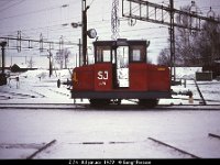 04845  Z 74 i Kil januari 1979 : Bildbeställning, Kil, Platser, SJ lokomotorer, Sv lok, Svenska tåg, Sverige, Webbalbum