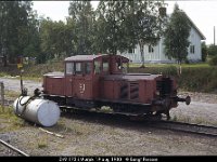 09028  Z49 172 i Murjek 19 aug 1980 : Bildbeställning, SJ lokomotorer, Sv lok, SvK 1 Malmbanan, Svenska järnvägslinjer, Svenska tåg, Webbalbum