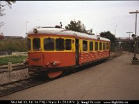 M0698  VNJ MB 53, f.d. Y6 770, i Varde 14.08.1979 : Bildbeställning, Danmark, Danska järnvägar, Danska motorvagnar, Platser, Sv motorvagnar, Svenska tåg, Varde, Webbalbum