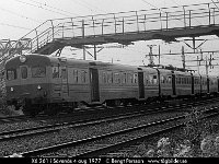 sv0399-25  X6 261 i Sävenäs 4 aug 1977 : Bildbeställning, Göteborg, Platser, Sv motorvagnar, Svenska tåg, Sverige, Sävenäs, Webbalbum, X6