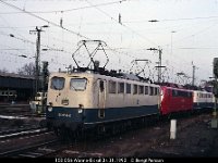 E035-06  150 056 Wanne-Eickel 04.01.1993 : Tyska järnvägar, Tyska lok, Wanne-Eickel