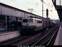 E085-21  184 002 Trier 17 April 1993 : Platser, Trier, Tyska järnvägar, Tyska lok, Tyskland