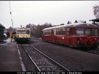 11678  515 641 möter 515 128 längs KBS548 8 april 1982 : Bildbeställning, KBS548 Limburg--Bad Schwalbach--Wiesbaden Hbf, Tyska järnvägar, Tyska motorvagnar, Webbalbum