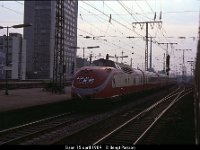 26109  Essen 15 april 1989 : 1989 Paris med HHq JBq och TC, Essen, Resor, Tyska järnvägar, Tyska motorvagnar