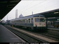 E202-27  628 023 in Augsburg 30.10.1993 : Augsburg, Bildbeställning, Platser, Tyska motorvagnar, Tyskland, Webbalbum