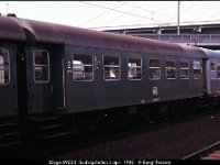 11399  B3yge 89003 i Ludwigshafen 5 april 1982 : B3yge, Ludwigshafen, Tyska järnvägar, Tyska personvagnar