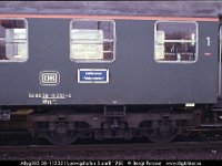 11400  AByg503 38-11232 i Ludwigshafen 5 april 1982 : B3yge, Bildbeställning, Ludwigshafen, Tyska järnvägar, Tyska personvagnar, Webbalbum