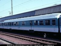 E089-23  Bnrkz495 85-34010 Münster 21 April 1993 : Bildbeställning, Münster, Tyska personvagnar, Webbalbum