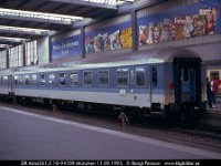 E173-13  DR Aimz261.2 10-94709 München 11.09.1993 : Bildbeställning, München, Platser, Tyska personvagnar, Tyskland, Webbalbum